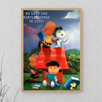 Peanuts - TV Poster Snoopy & Friends 18x24  We Love The Simple Things In Life