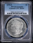 1878-S $1 Morgan Silver Dollar PCGS UNC Details