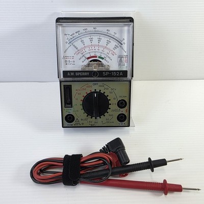 Vintage A. W. Sperry SP-152A Analog Multimeter - For Parts Only