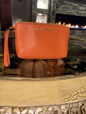 Michael Kors Jet Set Travel Double Zip Wristlet Phone Wallet - Peach 🍑