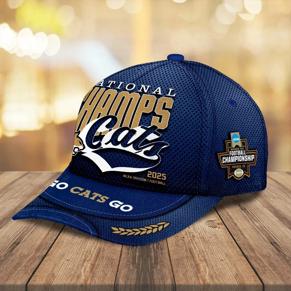 State Bobcats Football 2025 National Champions Classic Cap