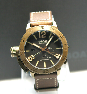 U-Boat Doppiotempo Bronze Automatik GMT (2. Zeitzone) Ref.: 9008 ungetragen