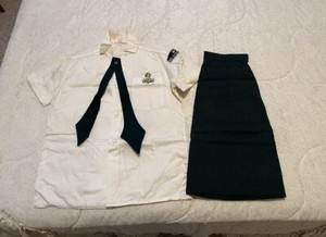 VINTAGE CADETTE GIRL SCOUT UNIFORM/PINS/from 1960s ~ TINY!