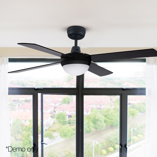 52" Ceiling Fan w/ Light Remote Control Fans 1300mm 4 Blades Home Office Modern - Picture 20 of 24