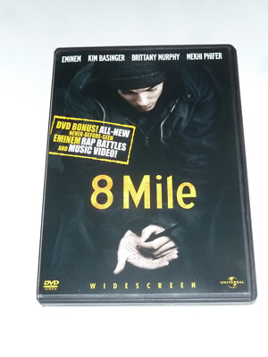 8 Mile DVD 2002 Eminem rapper biopic drama Detroit Kim Basinger