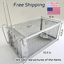 USA Mouse Trap Rat Trap Rodent Trap Live Catch Cage, Easy to Set Up and Reuse