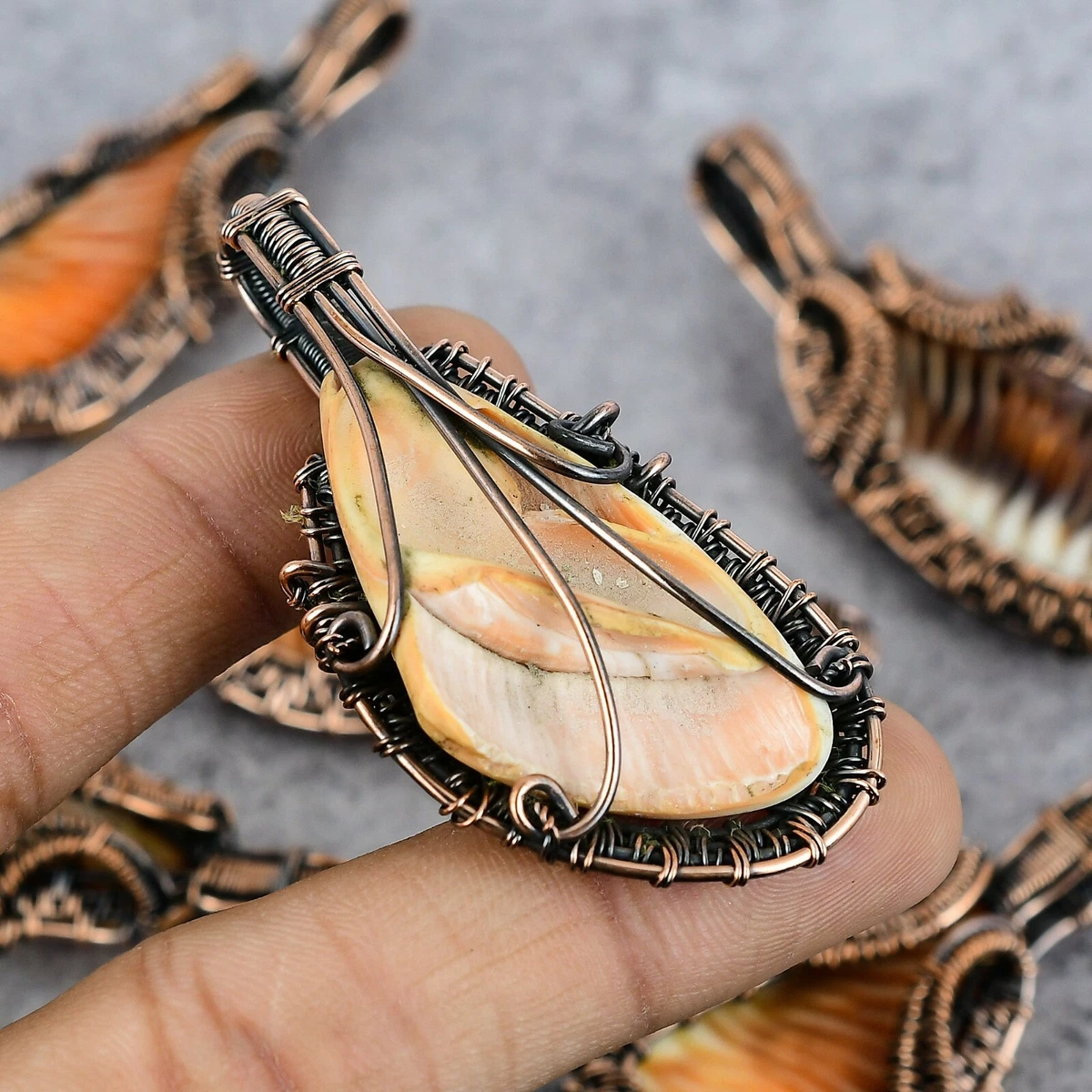 Copper 2024 wrapped jewelry