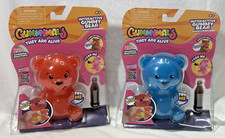 Gummymals Blue  Red Interactive Super Squish Toy Gummy Bear 20 Sounds Lot of 2