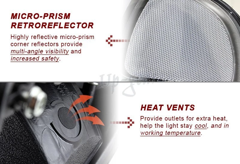 For GMC Sierra/Yukon XL 1500 2500 Black Clear DRL LED Headlights+Bumper Lamp 4PC - Image 4 of 4