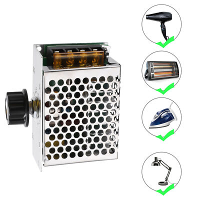 Drehzahlregler 220V AC 2000W 4000W Motor Speed Controller Spannungsregler Dimmer