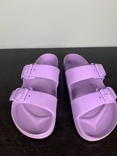 Shade  Shore Youth Drew Slip-On Purple Sandals Size 7