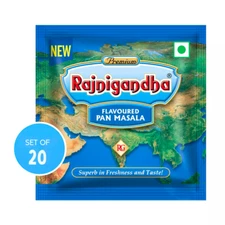 Rajnigandha Pan Masala Premium Flavoured Mouth Freshner Pack of 20