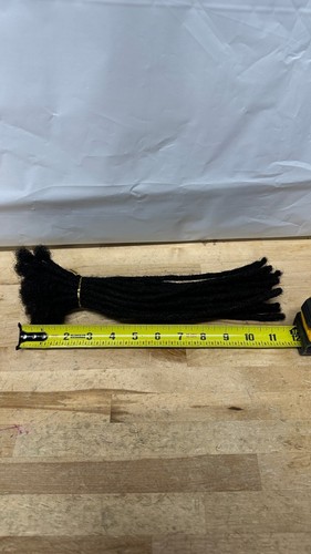 10" 100% Human Hair Dreadlock Extensions 10 Locs Per Bundle Pencil 5 Bundles - Picture 4 of 5