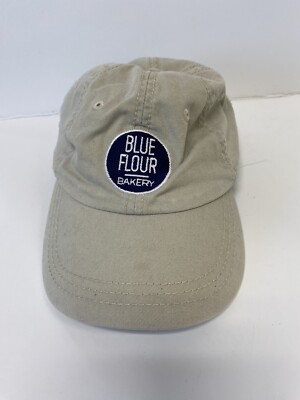 Rare Khaki Hat BLUE FLOUR BAKERY Employee Issued Soft Cotton EUC