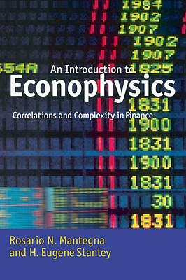 Introduction to Econophysics Correlations and Complexity in Finance Mantegna