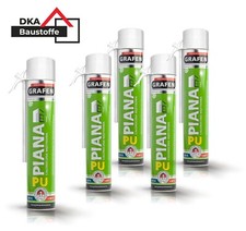 5 x Montageschaum Aussprührohr Schaum + Aussprühadapter
