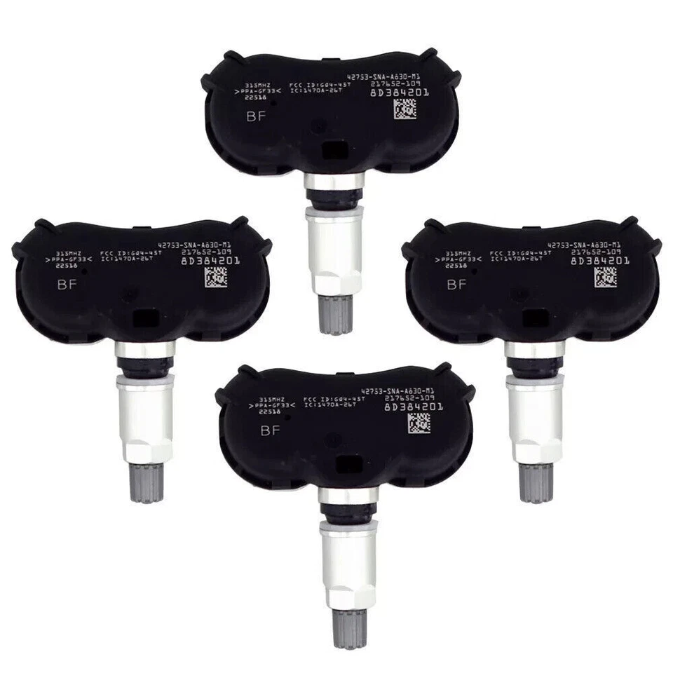 4Pcs OEM 42753SNAA83 TPMS Tire Pressure Monitoring Sensor for HONDA CIVIC CR-Z Foto 3 de 4