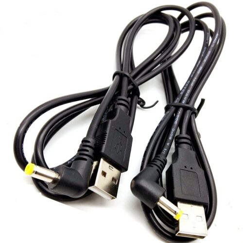 Pack de 2 cordons câble chargeur de puissance 5V 2A USB vers DC 4.0 pour Sony PSP 1000/2000/3000  - Photo 1 sur 6