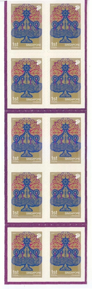 SINGAPORE 2010 FESTIVALS 4 BOOKLET OF 10 STAMPS EACH MINT MNH UNUSED CONDITION - Image 4 of 4