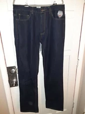 Black Stallion NFPA 2112 Fire Resistant FR Denim Jeans, 34W X 36L, FD14-36P, New