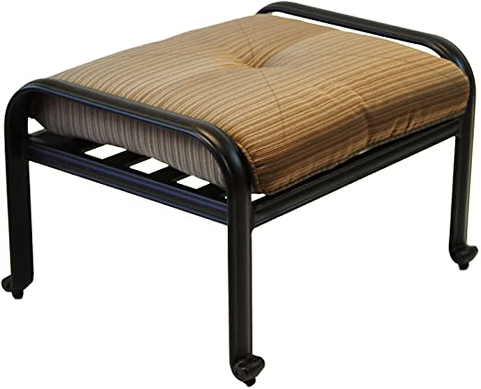 Aluminum outdoor ottoman deals