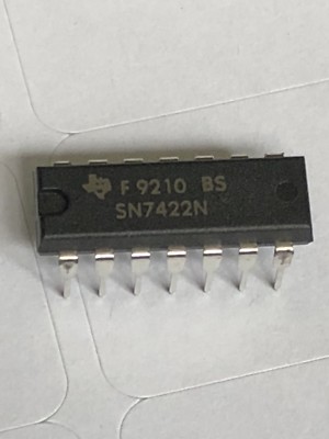 25 x Texas Instruments SN7422N NAND Gate 2-Element 4 Zoll bipolar 14-polig PDIP
