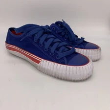 PF Flyers 6134535 Blue Red Low Top Sneaker Shoes Size 8.5 Men 10 Women’s