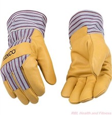 KINCO 1927 Lined Premium Grain Pigskin Palm Work Gloves w/ Safety Cuff Heatkeep