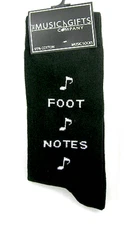 Foot Note Music Socks - Music Themed Gift - Musical Socks for Music Student