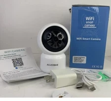Wi-Fi Smart camera Auoshi Wireless Cloud camera New Open box white