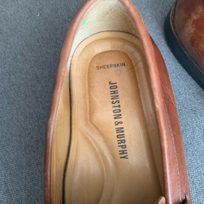 Johnston & Murphy Mens Ainsworth Penny Loafer Shoes Brown  display picture 1