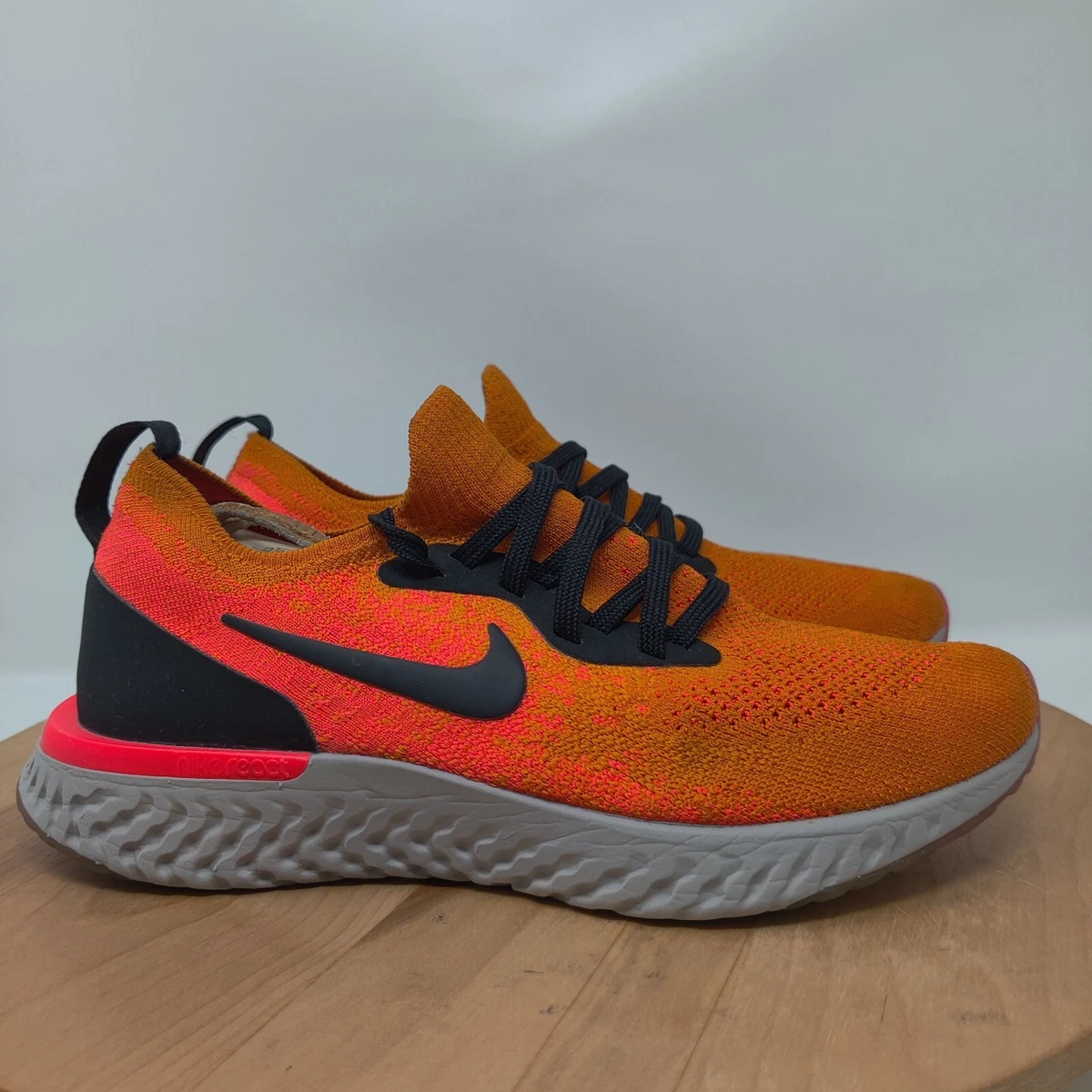 Nike React Womens- Size 7.5- Orange- [AQ0070-800]- Running Shoes | eBay