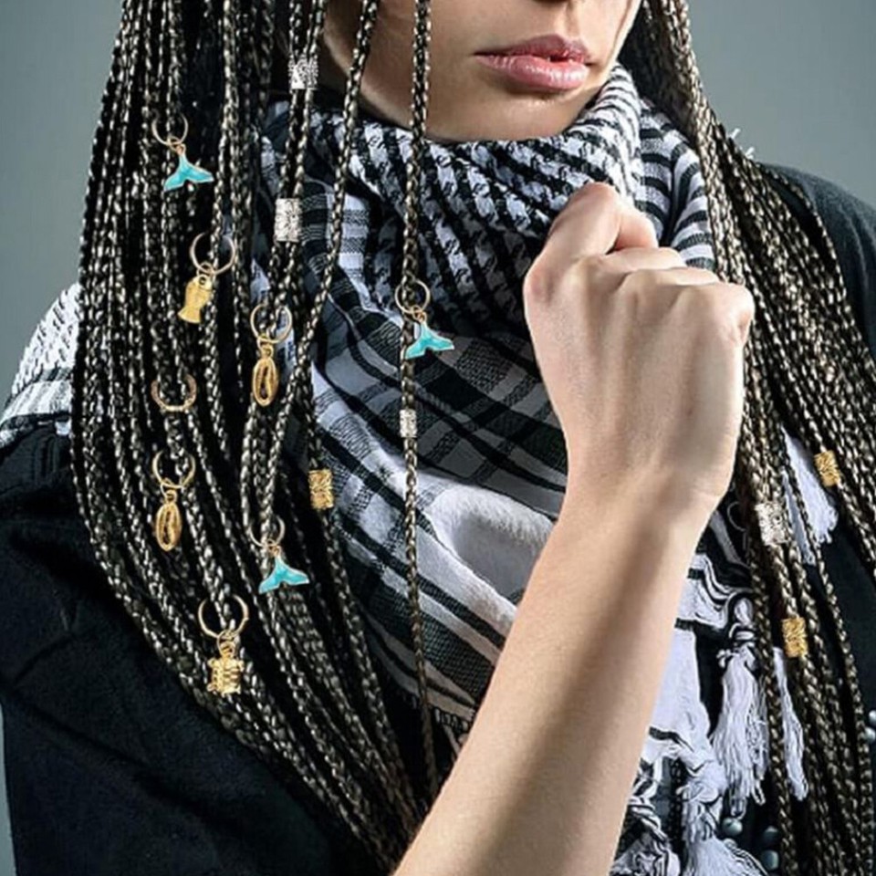 200pcs Dreadlock Accessories Hair Braid Rings Braid Hair Accessories