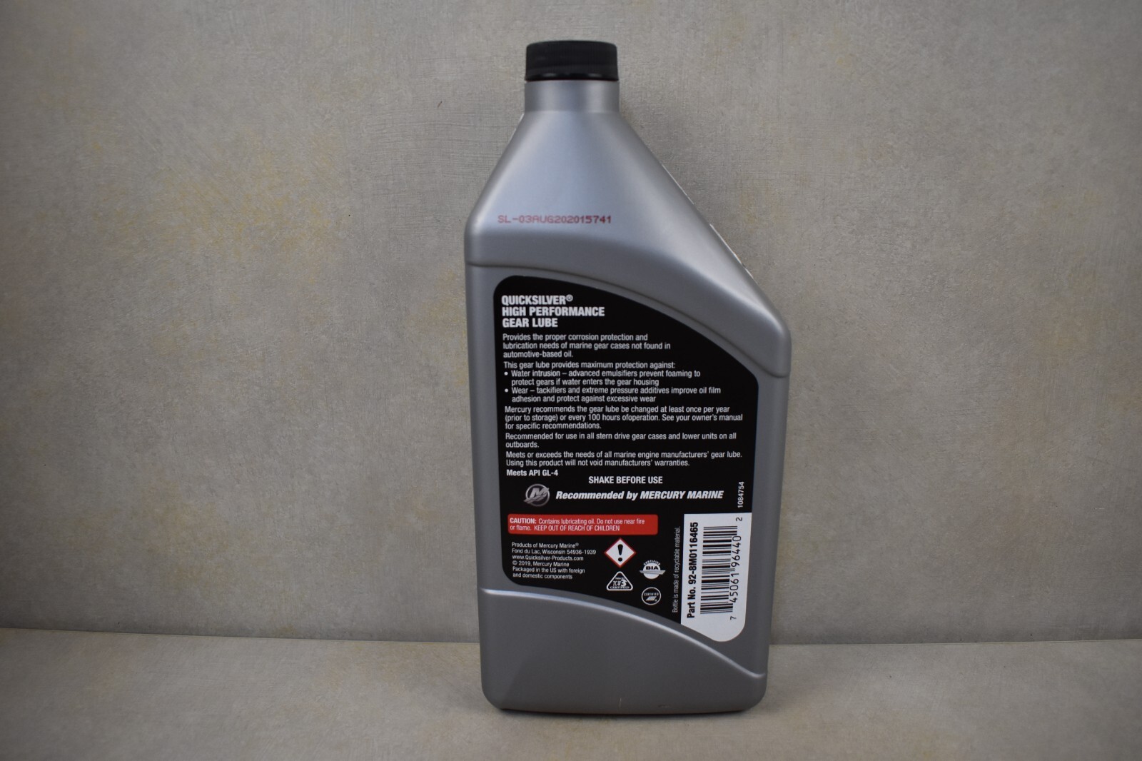 QuickSilver Marine High Performance Gear Lubricant SAE 90 32 oz. eBay