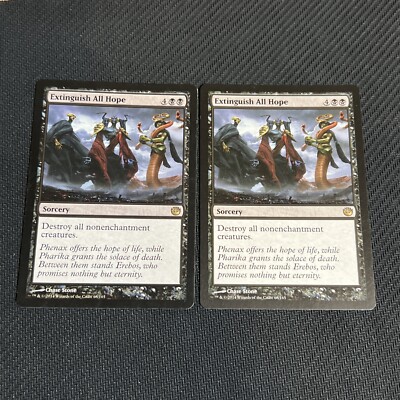 Extinguish All Hope Magic The Gathering Mtg Rare Journey Into Nyx Card 2
