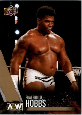 2021 Upper Deck AEW Gold #56 Powerhouse Hobbs - WS