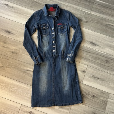 Y2k Hot Kiss Jean Dress Woman Stretch Denin Blue Vintage Size Small S READ | eBay Y2k Hot Kiss Jean Dress Woman Stretch Denin Blue Vintage Size Small S READ | eBay