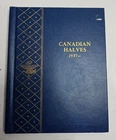 Canadian Silver Half Dollar Incomplete Set with Book - 18 Silver Coins