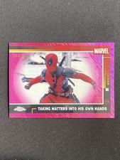 Taking Matters Into His Own Hands 2025 Topps Chrome Deadpool Pink Shimmer /299