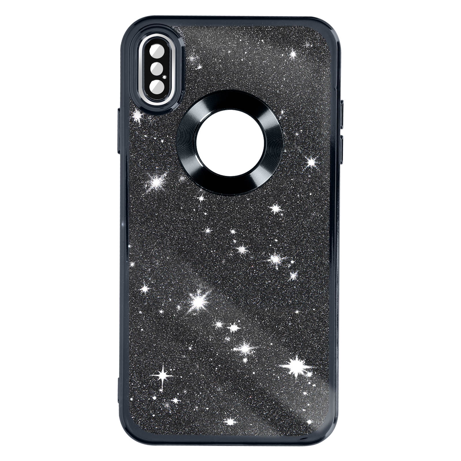 Coque pailletée iPhone XS Max pour sublimer vos soirées en noir