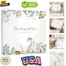 Keepsake Memory Book for Baby Boy or Girl Timeless First 5 Baby Book A Miles...