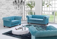 Chesterfield 2+1+1 Sofagarnitur Couch Polster Sitz Garnitur Sofa Couchen Sofas