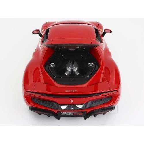 1:18 BURAGO Ferrari 296 Gtb Hybrid 830Hp V6 2021 Rosso Corsa Red BU16018CAR - Immagine 4 di 4