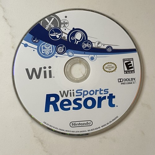 🎮Wii Sports Resort (Nintendo Wii, 2009) DISC ONLY ✅ TESTED 💿Resurfaced🎮