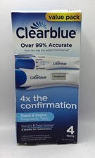 2/26 Clearblue Rapid  Digital Pregnancy Test Over 99 Accurate 4 TESTS Exp 2/26