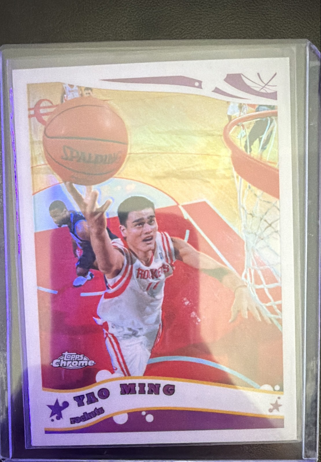 2005-06 Topps Chrome - Yao Ming #8 Refractor /999 Houston Rockets HOF RARE!!