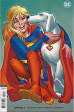 SUPERGIRL #21 CVR B AMANDA CONNER | SUPERGIRL AND DOG 1