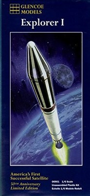 Glencoe 06901 1/6 Explorer I Satellit Plastikmodellbausatz