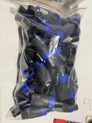 Neutrik NL4FX Speakon Stecker, 4-polig , 50 Stück Nur Stecker, Gebraucht - Bild 1 von 3