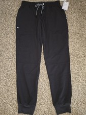 Koi Next Gen Good Vibe Womens 7-Pocket Jogger Scrub Pants Black Xsmall Petite